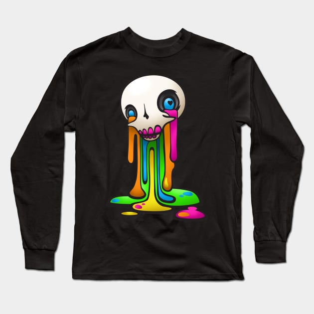 Leaking Colors Long Sleeve T-Shirt by Shanimation